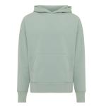 Iqoniq Yoho recycled cotton relaxed hoodie, iceberg green Iceberg green | XXS