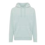 Iqoniq Trivor recycled polyester microfleece hoodie, iceberg green Iceberg green | XXS