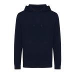 Iqoniq Rila lightweight recycled cotton hoodie, navy Navy | XXS