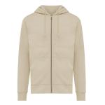 Iqoniq Abisko Zip-Kapuzenpullover aus recycelter Baumwolle, beige Beige | XXS