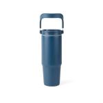 VINGA Eos Trek 880ml Flasche aus RCS rec. Stainless-Steel, blau Blau,navy