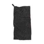 VINGA GRS RPET active dry towel 40 x 80cm Black