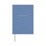 VINGA One memory a day GRS recycled paper journal Aztec blue