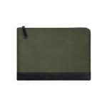 VINGA Marlow 14" Laptop Sleeve aus RCS recyceltem Polyester, grün Grün, schwarz