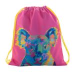 CreaDraw Kids custom drawstring bag for kids White/yellow