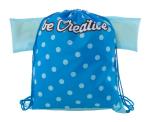 CreaDraw T custom drawstring bag Aztec blue