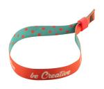 SuboWrist RPET custom festival bracelet Red