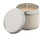 Shiva scented candle, vanilla, cream Cream,grey