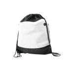 Cobra drawstring bag White/black