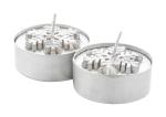 Duo candle set Silver