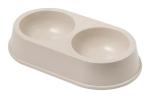 Tremony double dog bowl Nature