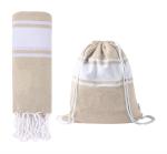 Carey beach towel and drawstring bag Nature