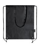 Falyan RPET drawstring bag Black