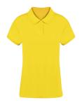 Koupan women polo shirt, yellow Yellow | L