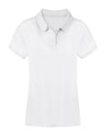 Koupan Damen Polo-Shirt, weiß Weiß | L