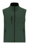 Handricks RPET softshell bodywarmer vest, dark green Dark green | L