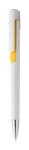 Rubri ballpoint pen White/yellow