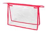 Losut cosmetic bag Transparent red