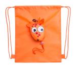 Kissa drawstring bag, giraffe Orange