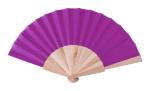 Folklore hand fan Lila