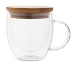 Grobina Mini glass thermo mug Transparent