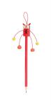 Farm wooden pencil, ladybird Red