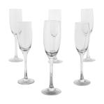 Knifto champagne glass set Transparent