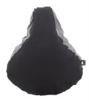 Lumiride reflective RPET bicycle seat cover Black