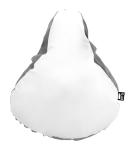 Lumiride reflective RPET bicycle seat cover White