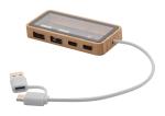 SeeHub Transparenter USB-Hub Natur