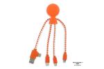 2081 | Xoopar Mr. Bio Charging cable Orange