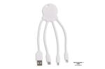 2087 | Xoopar Eco Octopus GRS Charging cable White