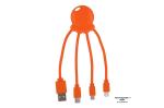 2087 | Xoopar Octopus Charging cable Orange