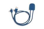 Xoopar Ice-C GRS Charging cable Aztec blue