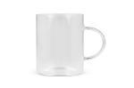 Coffee glass with handle Vardez 180 ml Transparent