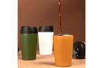 Sagaform Loke Travel Mug Color Coated 240ml Brown