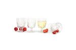 Sagaform Acryl picnic glass, 300ml set of 4 Transparent