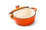 Orrefors Jernverk Enamelled Iron Pan 2.8L Orange