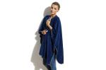 Nightingale Fleece Poncho 120x160 cm Dark blue