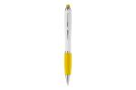 Ball pen Hawaï stylus hardcolour White/yellow