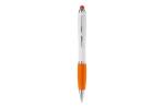 Kugelschreiber Hawaï Stylus weiß Orange/weiß