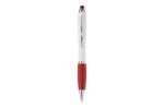 Ball pen Hawaï stylus hardcolour White/red