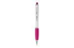 Kugelschreiber Hawaï Stylus weiß Rosa/weiß