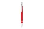 Aluminum ball pen in a tube Red