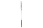 Nash ball pen metal tip transparent, white White,transparent