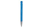 Ball pen Atlas transparent metal tip Transparent blue