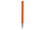 Ball pen Atlas transparent metal tip Transparent orange