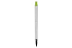 Ball pen Riva hardcolour White/green