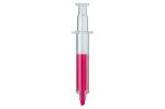 Spritzen-Textmarker Transparent rosa