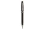 Pen set 2 stripes barrel metal Black